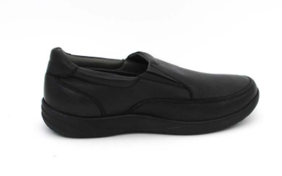 Zapato 48 HORAS negro piel