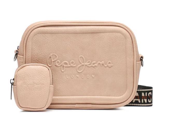 bolso pepe jeans taupe