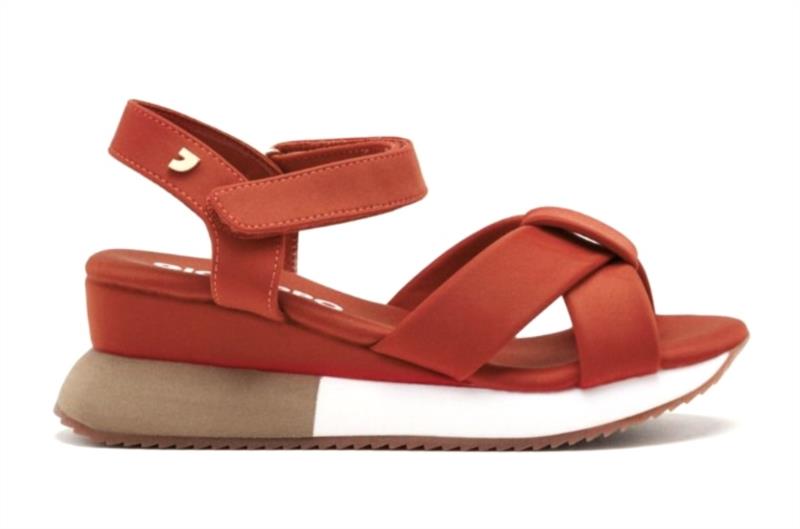 Sandalia GIOSEPPO modelo HEATH-74012 ROJO    