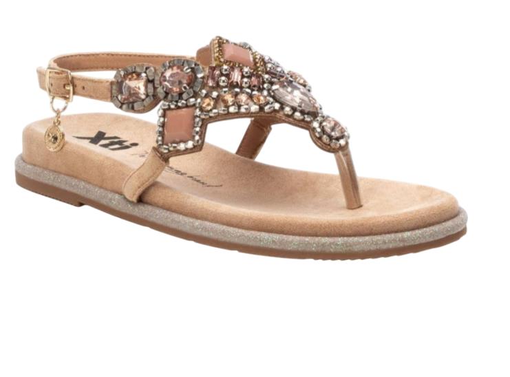 Sandalia esclava XTI modelo 144017 BEIGE