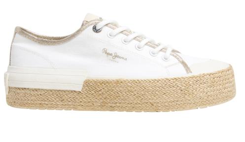 Zapatilla yute PEPE JEANS PLS31595 BLANCO