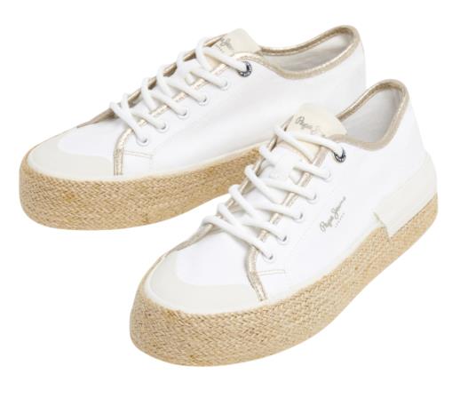 Zapatilla yute PEPE JEANS PLS31595 BLANCO