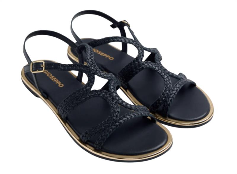 Sandalia trenzada GIOSEPPO NEKUBU 79213 NEGRO