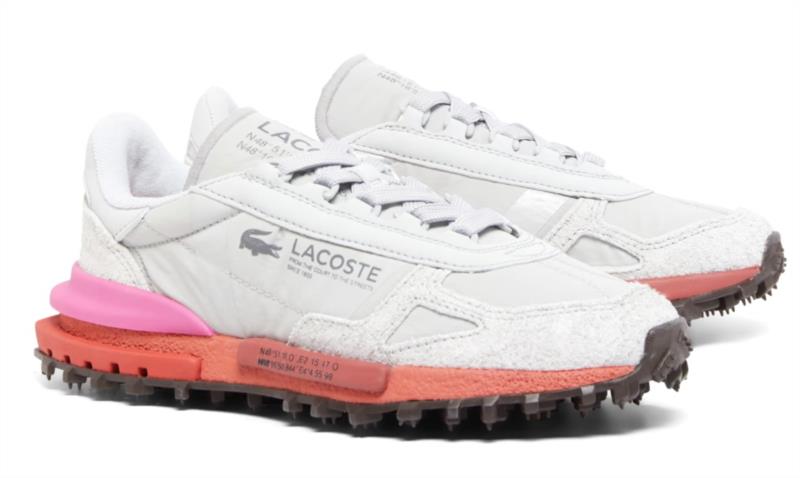 Deportivo LACOSTE modelo 49SFA0002 GRIS/NARANJA