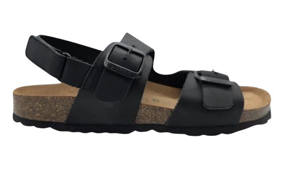 Sandalia tira trasera AUTENTI 10888 NEGRO