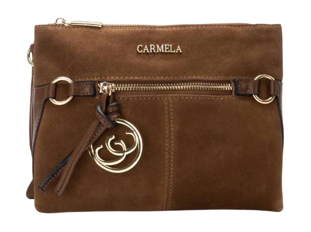 Bolso piel CARMELA 186174 CAMEL