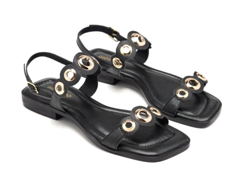 Sandalia GIOSEPPO modelo SIREN-74348 NEGRO