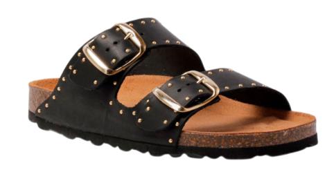 Sandalia tachas AUTENTI 13843 NEGRO