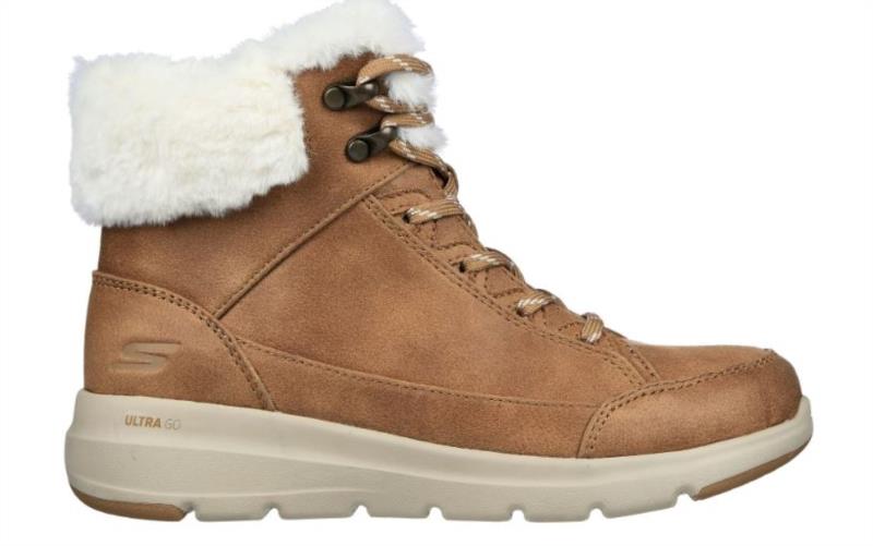 botin skechers taupe